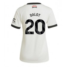 Manchester United Diogo Dalot #20 Tredje Tröja Dam 2024-25 Korta ärmar